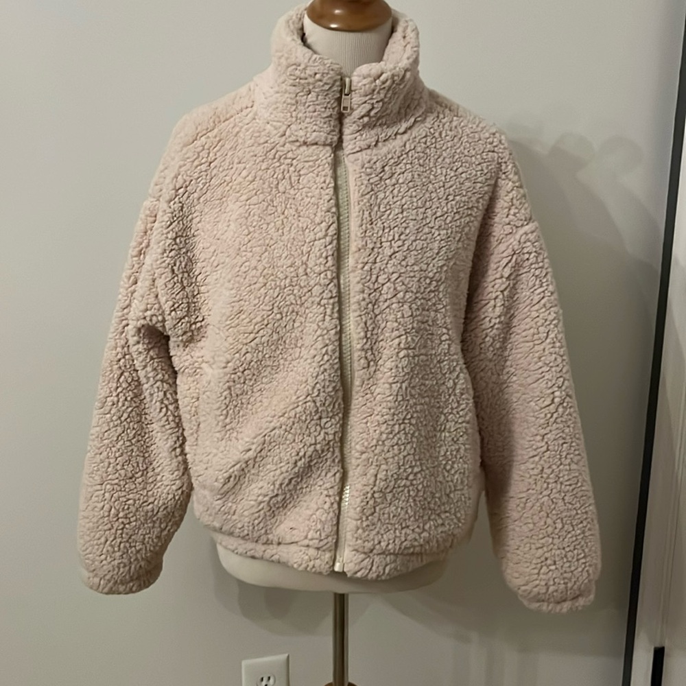 Sherpa style tan jacket